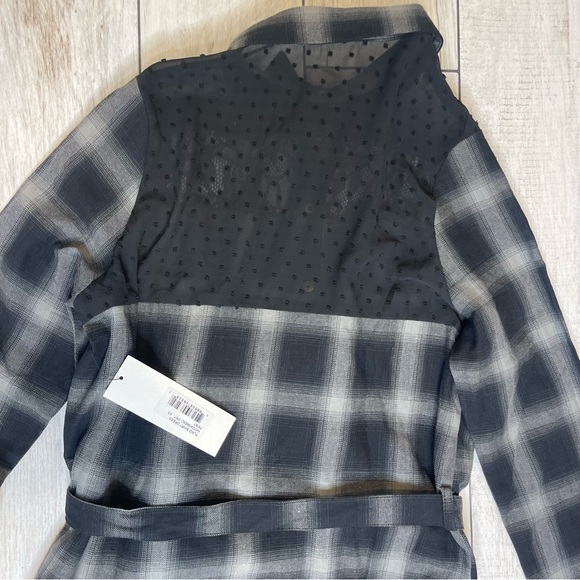 COPY - BISHOP YOUNG Plaid Shirt Dress Size Xs - Picture 10 of 16